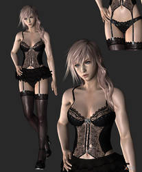 Lightning Farron lingerie