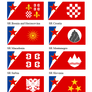 Yugoslavian regional flags