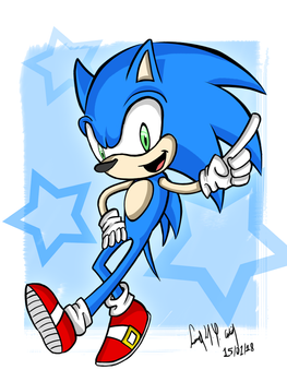 Sonic - Fanart (Digital)