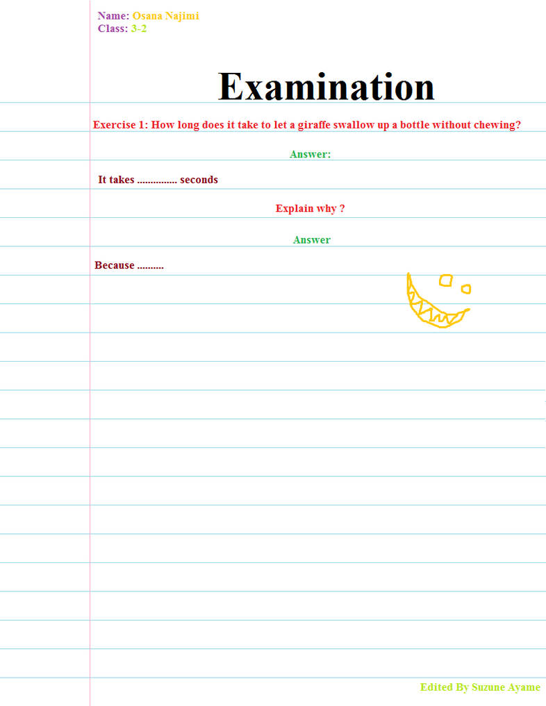 [MMD] Paper for Examination by CutePuppyXxX on DeviantArt