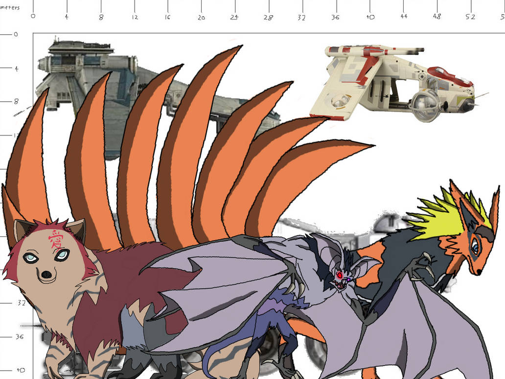 Monster!Jump Force Galactic Republic Size Chart 2 by Grox9909 on DeviantArt