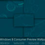 Windows 8 Consumer Preview Start Blue Wallpapers