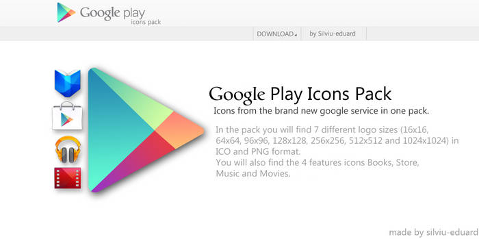 Google Play Icons Pack