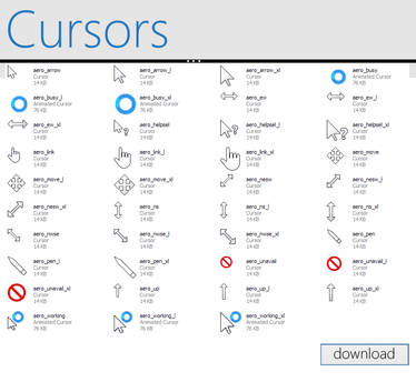 Windows 8 RP Cursors