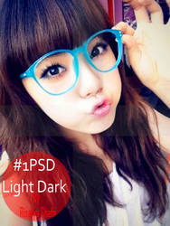 #1 PSD light Dark by RisalyaShafa