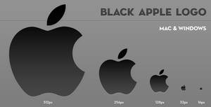 Black Apple Logo