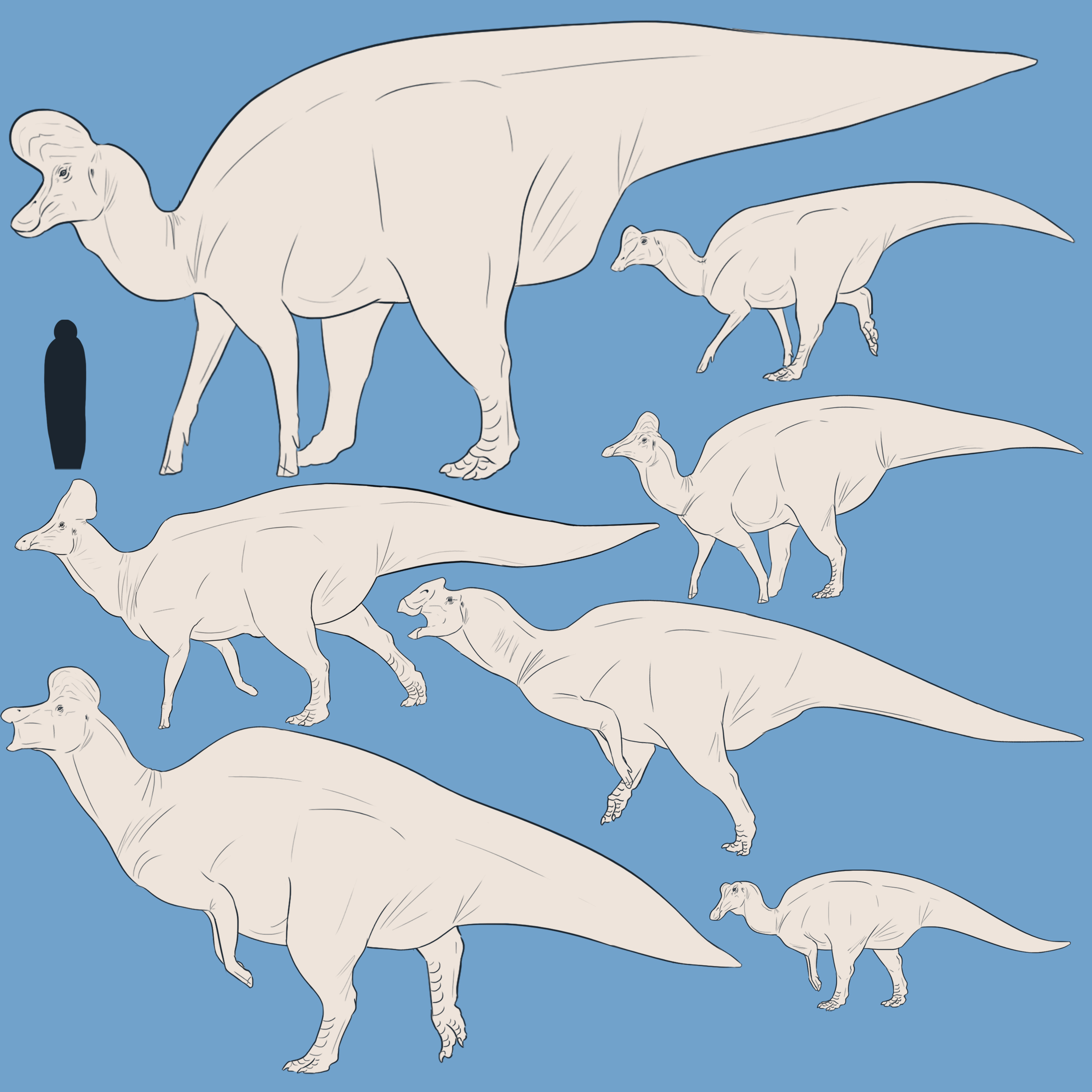 Lambeosaurinae by Rainbowleo on DeviantArt