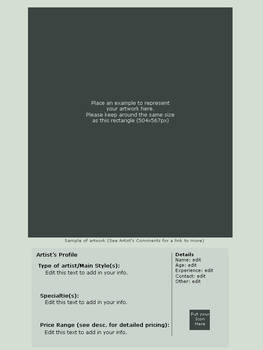 Artist Profile Template