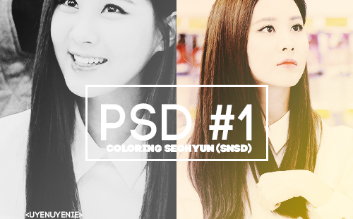 #1[PSD][COLORING] SNSD SEOHYUN_ORANGE YELLOW