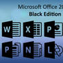 Microsoft Office 2013 Black Edition Icons