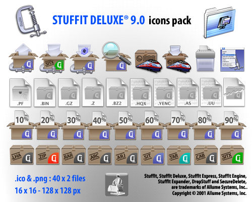 Stuffit Deluxe 9.0 icon pack by iceflip on DeviantArt