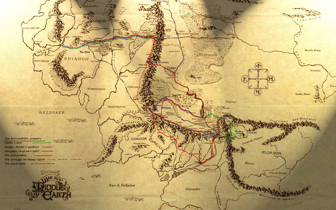 Пути средиземья. Путь братства кольца на карте Средиземья. Путь Фродо на карте Средиземья. Карта Средиземья путь Бильбо и Фродо. Карта Средиземья Властелин колец путь Фродо.