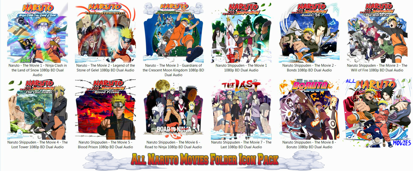 Naruto Shippuden Movie 4 Folder Icon by bodskih on DeviantArt