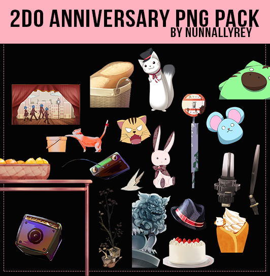 2do Anniversary Pack PNG