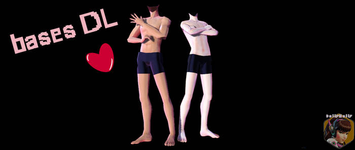 [MMD] Male Bases Pack ( DL!!)