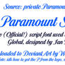 Paramount Script