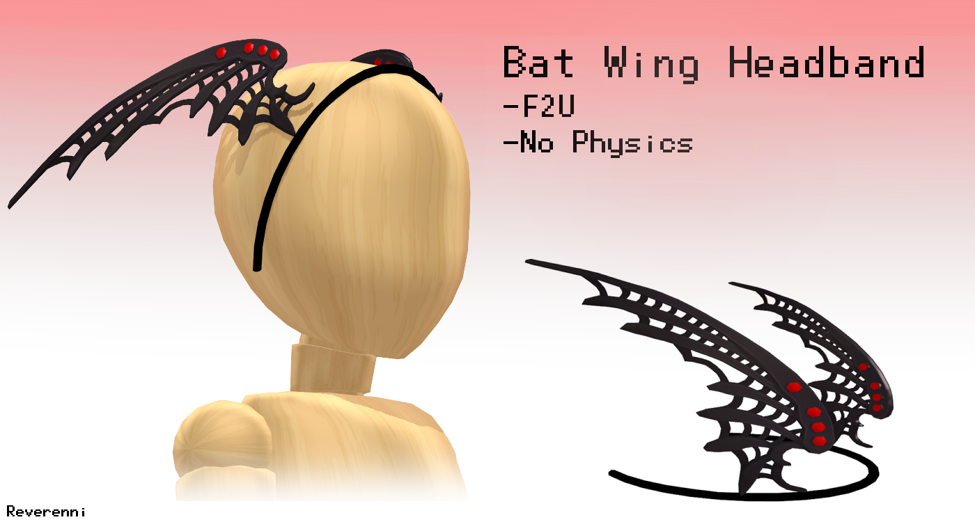 Bat Wing Headband MMD