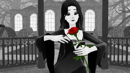 [MMD] Morticia Addams {Halloween Special}