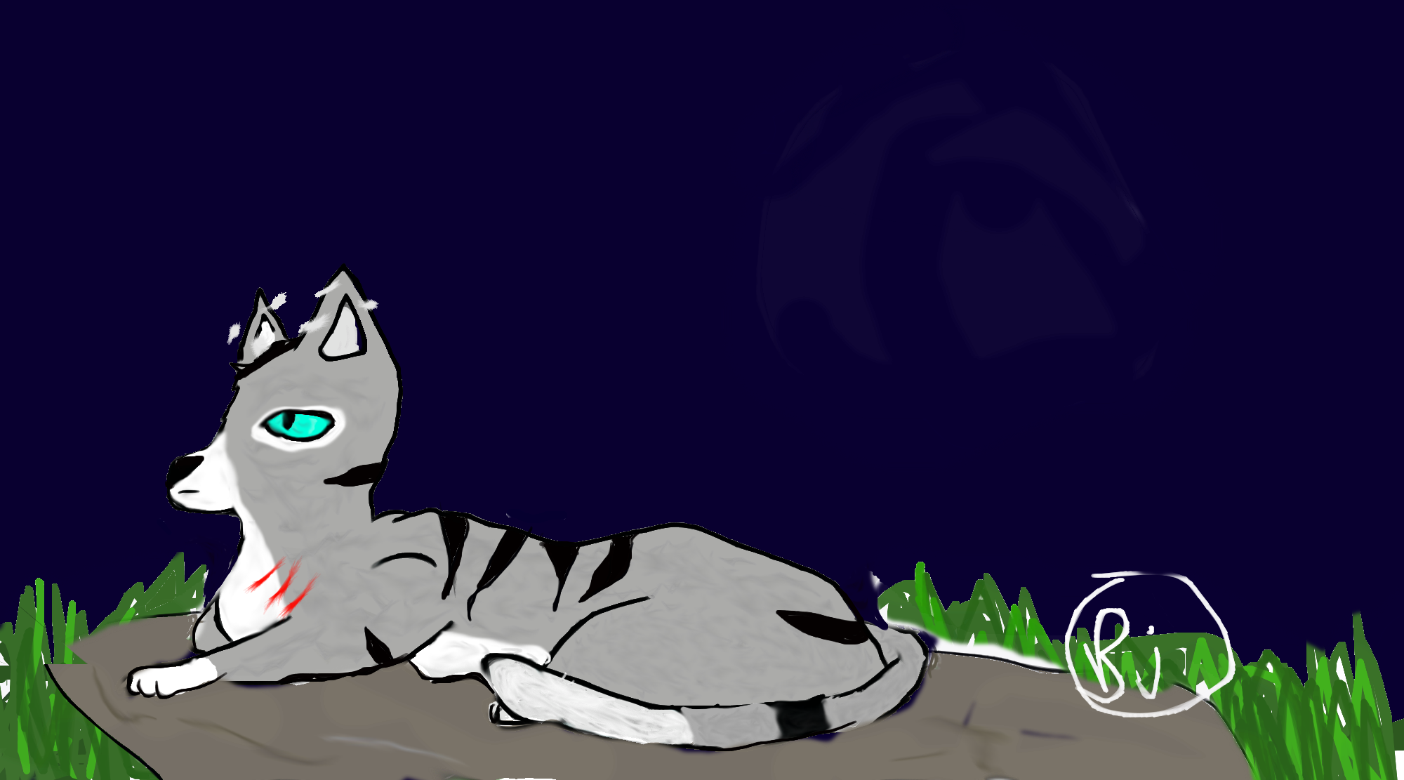 The Silver Cat by BlackiFH on DeviantArt