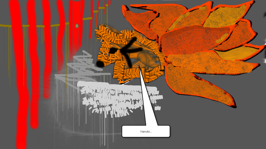 Nine Tails -CREATIVE PAINTING- by RachelCrafting-OFFIC on DeviantArt