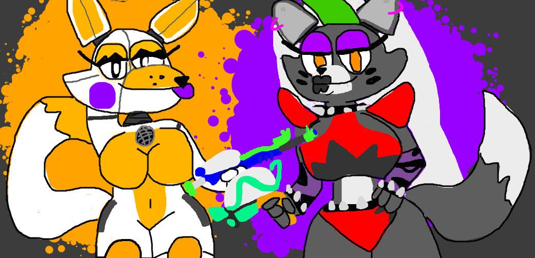Lolbit And Roxanne by superja678 on DeviantArt