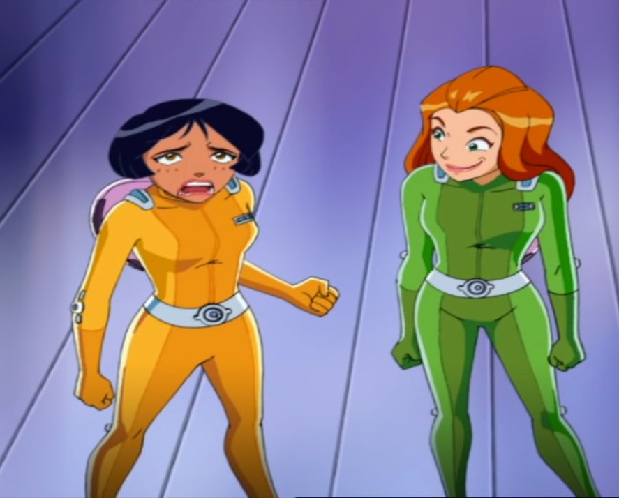 Sam smiling and Alex pouting by AlphaGodzilla1985 on DeviantArt