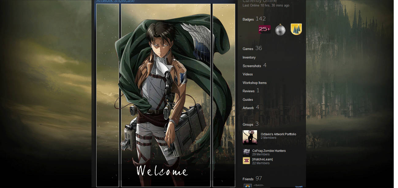 Levi Ackerman Animated Steam Artwork Showcase By Octavio Arts On Deviantart ⠀ ❝a cruel world where only @eren.jeager ♡ ⠀ 副産物の巨人科学 the victors can survive❞ ⠀ ⠀ ⠀ ⠀ 1st訓練兵団┊調査兵団 ━┄┈【@jager.eren┊@armin.arureruto】┄┈━ ⠀ ⠀ instagram.com/eren.jeager. levi ackerman animated steam artwork