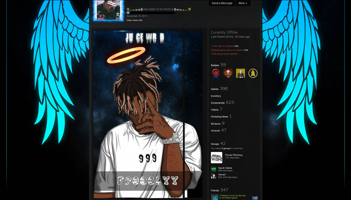 Juice Wrld Rip Steam Artwork Custom Artowrk By Octavio Arts On Deviantart