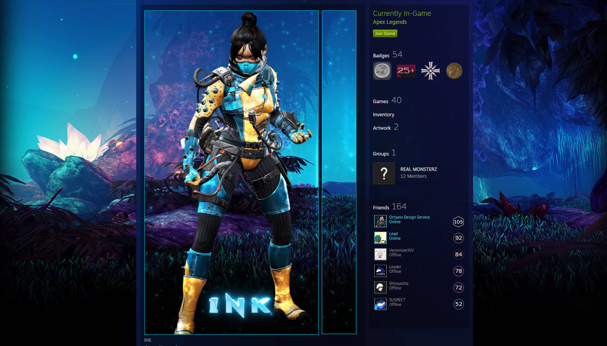 Apex Legends Animated 2 Steam Artwork Profile By Octavio Arts On Deviantart Apex Legends Animated 2 Steam Artwork Profile By Octavio Arts On Deviantart