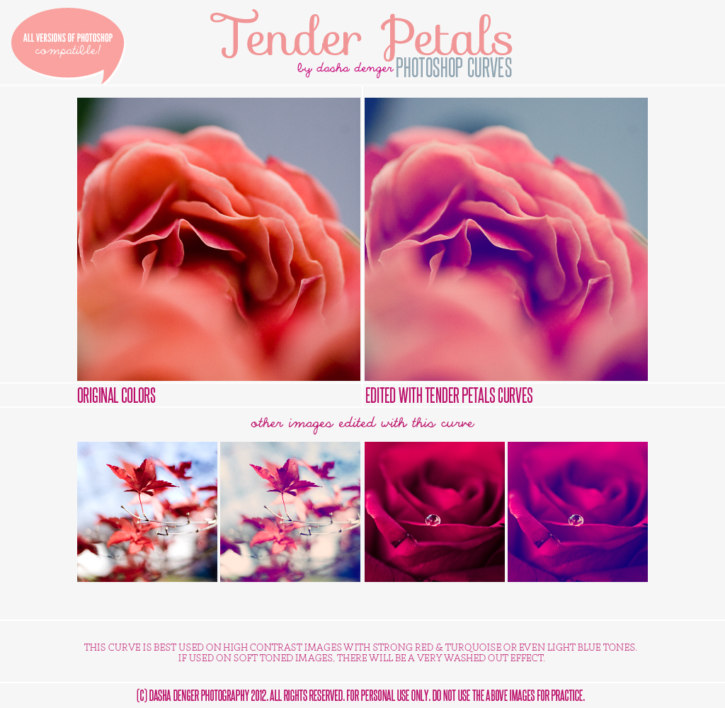 Tender Petals :: Photoshop Curves
