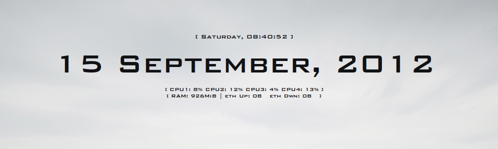 My First Conky Config