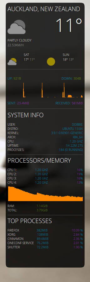 Sort of Google Now Conky But Not Really