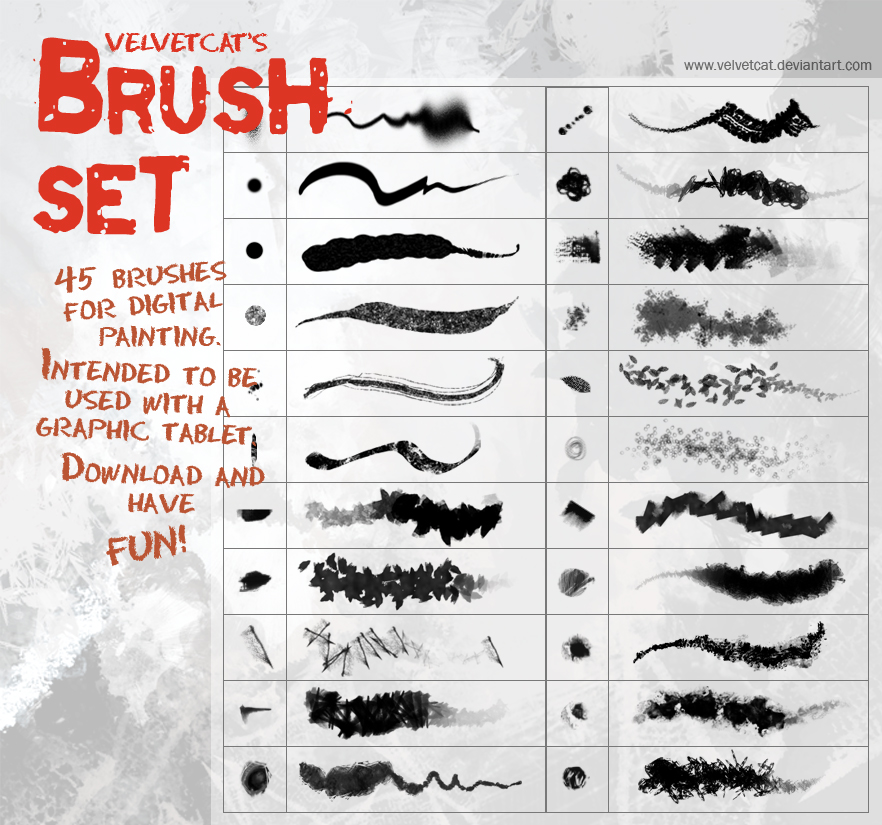 Velvetcat's Brush Set