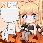 ANIMATED Pumpkin Chibi YCH || MOVED