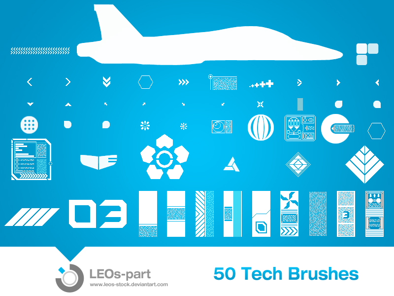 50 Tech Brushes