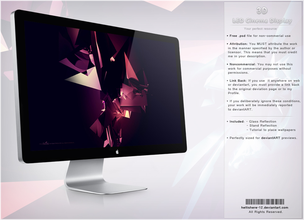 LED Cinema Display 3D