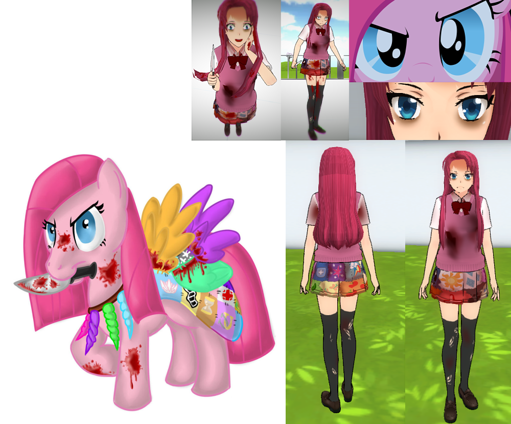 Карта яндере симулятор пони таун