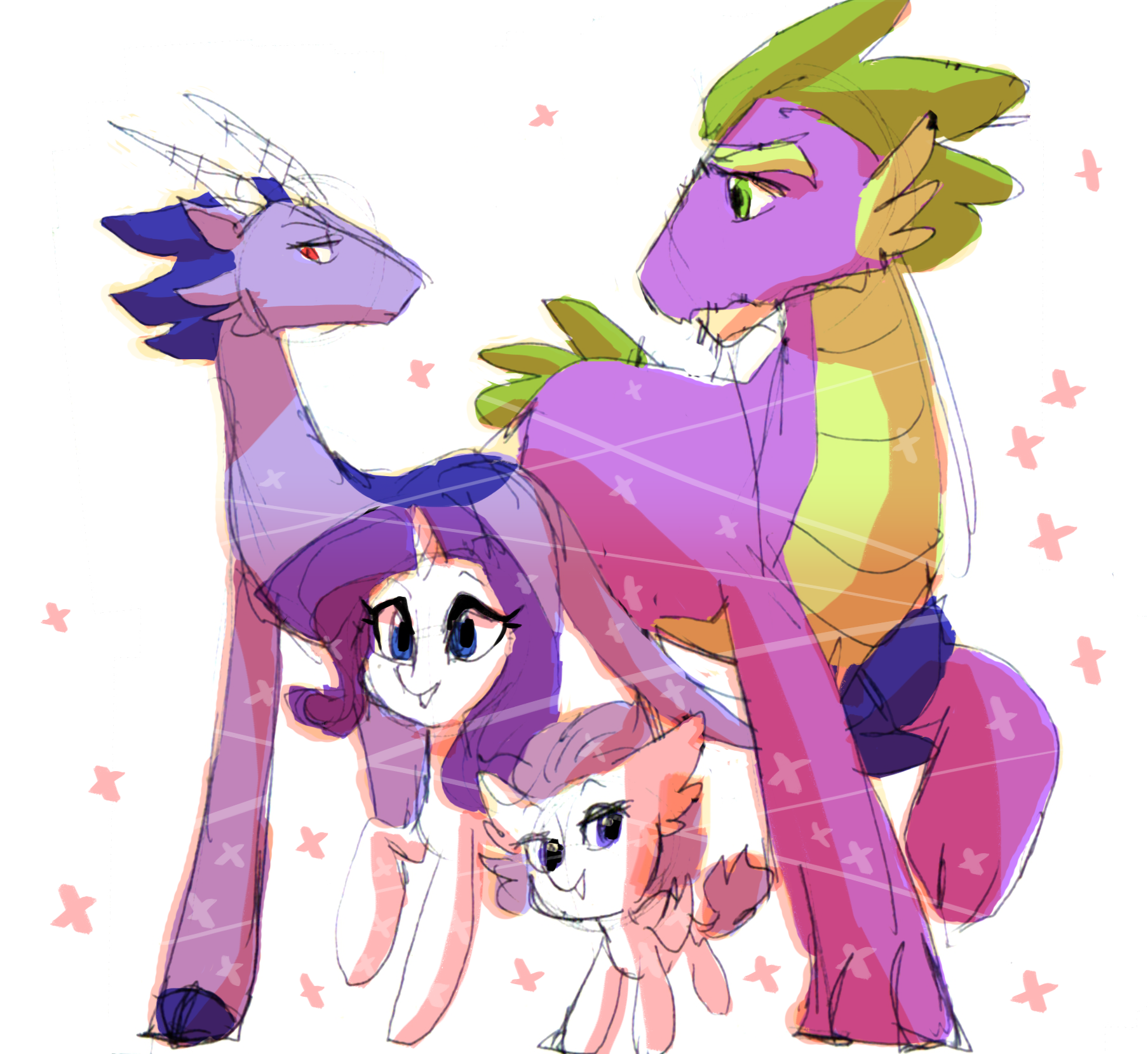 My little dysfunctional family by inverseskies on DeviantArt