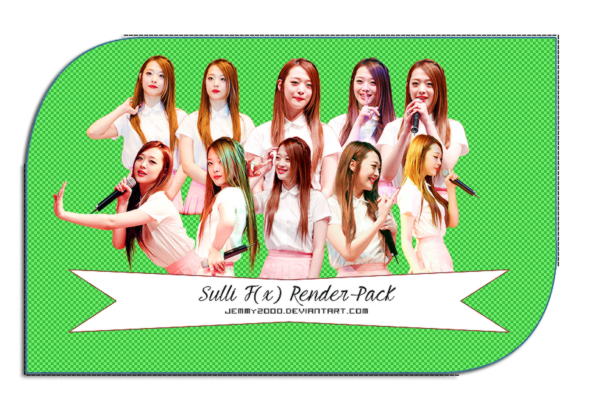 [Render Pack][140704] Sulli F(x) - 10 PNGs