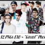 Pack 12 PNGs EXO