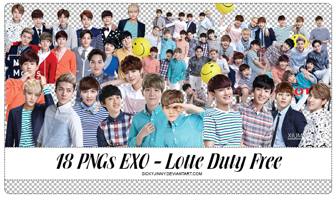 18 PNGs EXO - Lotte Duty Free Magazine
