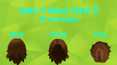MMD Sims 4 Male Hair 2 [DL]