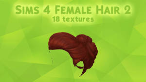 MMD Sims 4 Female Hair 2 [DL]