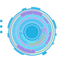 SAO Login Tech Circle - Scalable Vector Graphic