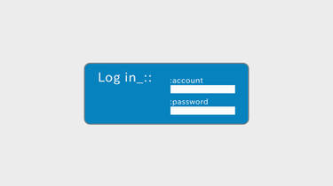 Sword Art Online - SAO Login UI