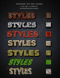 phtshop text styles