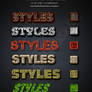 phtshop text styles