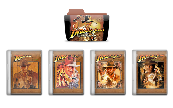 Indiana Jones Quadrilogy - Plastic Case Cover