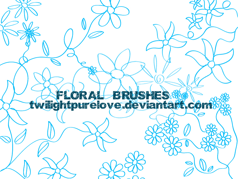 floral brushes