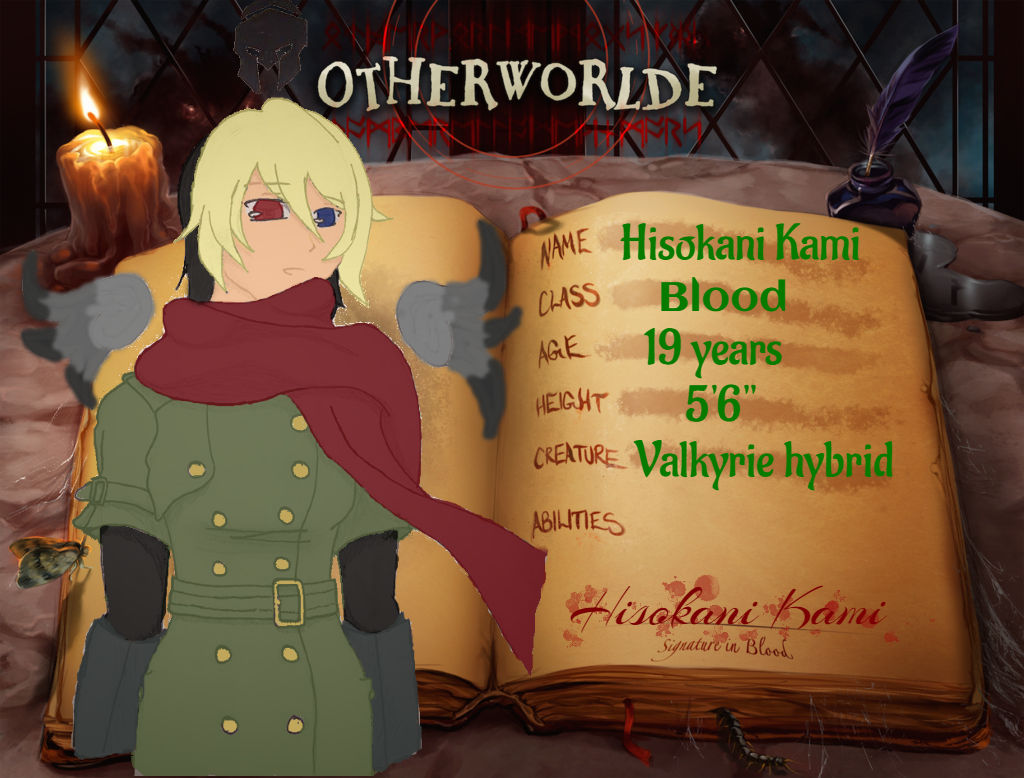OtherWorlde Appliction Kami Hisokani [ Year 3 ] by HellionAingeal on
